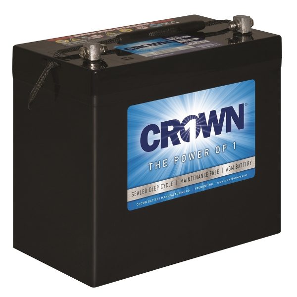12CRV55 12V 55AH Crown AGM Battery
