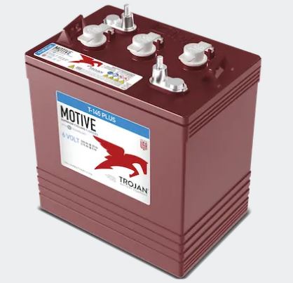 Trojan T-145 Battery for 6V deep cycle power applications